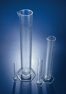 Measuring Cylinders, Moulded Graduations, ISO 6706, PMP(TPX)